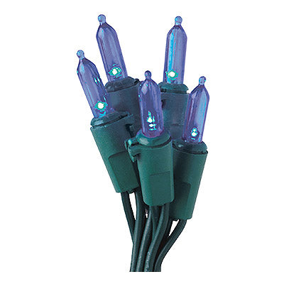 Juego de 100 luces LED navideñas Holiday Wonderland, mini, azules