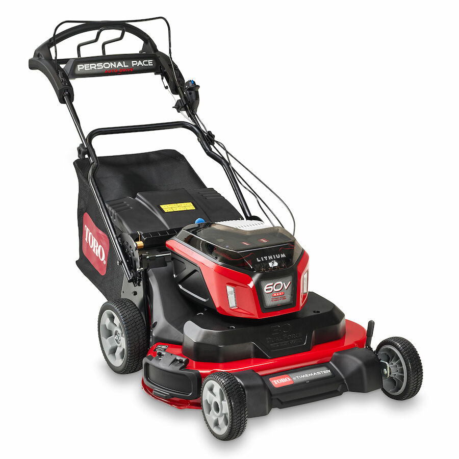 Cortacésped Toro 21491 eTimeMaster de 60 V con batería y 30 pulgadas de ancho de corte