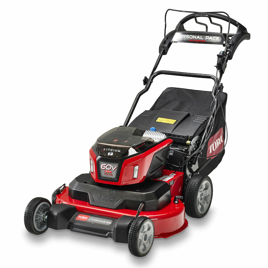 Cortacésped Toro 21491 eTimeMaster de 60 V con batería y 30 pulgadas de ancho de corte