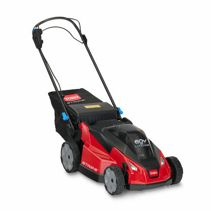 Cortadora de césped manual a batería Toro 21623 60 V MÁX., 21 pulgadas, Stripe (herramientas incluidas)