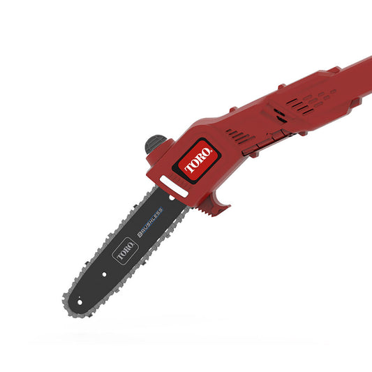 Motosierra de pértiga a batería Toro 51870T 60 V MÁX. de 10 pulgadas (herramienta básica)