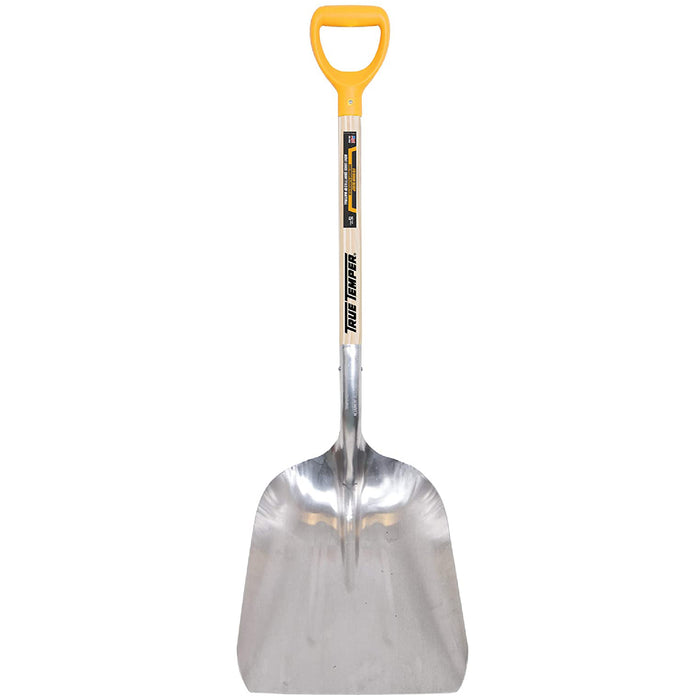 True Temper Aluminum Scoop w/ Hardwood Handle