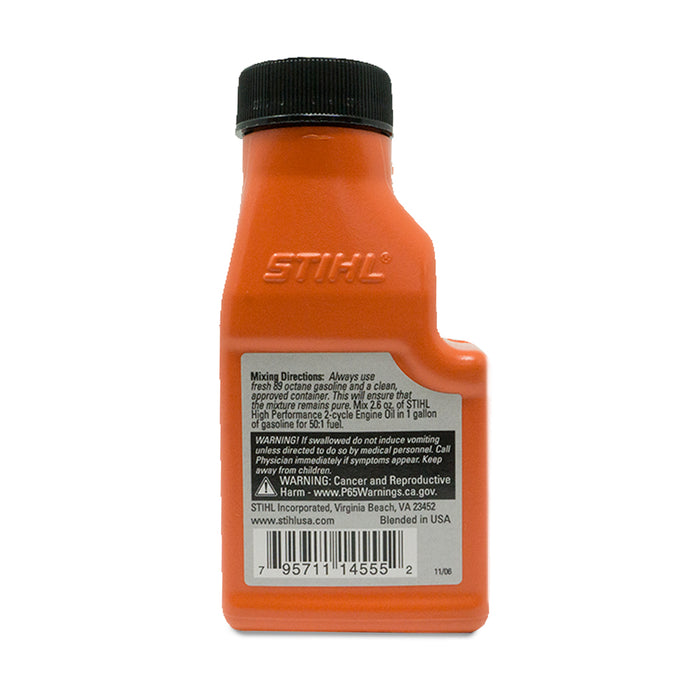 Stihl 0781 313 8004 HP Ultra Fully Synthetic Two-Cycle Engine Oil 2.6 Oz.