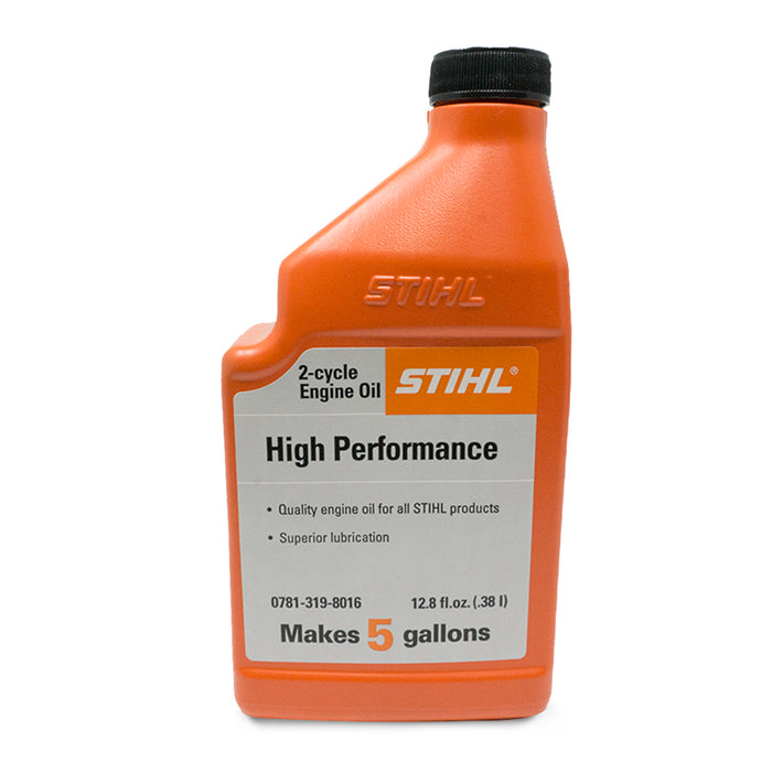 Stihl 0781 319 8010 Aceite de motor de 2 tiempos de alto rendimiento 12,8 oz.