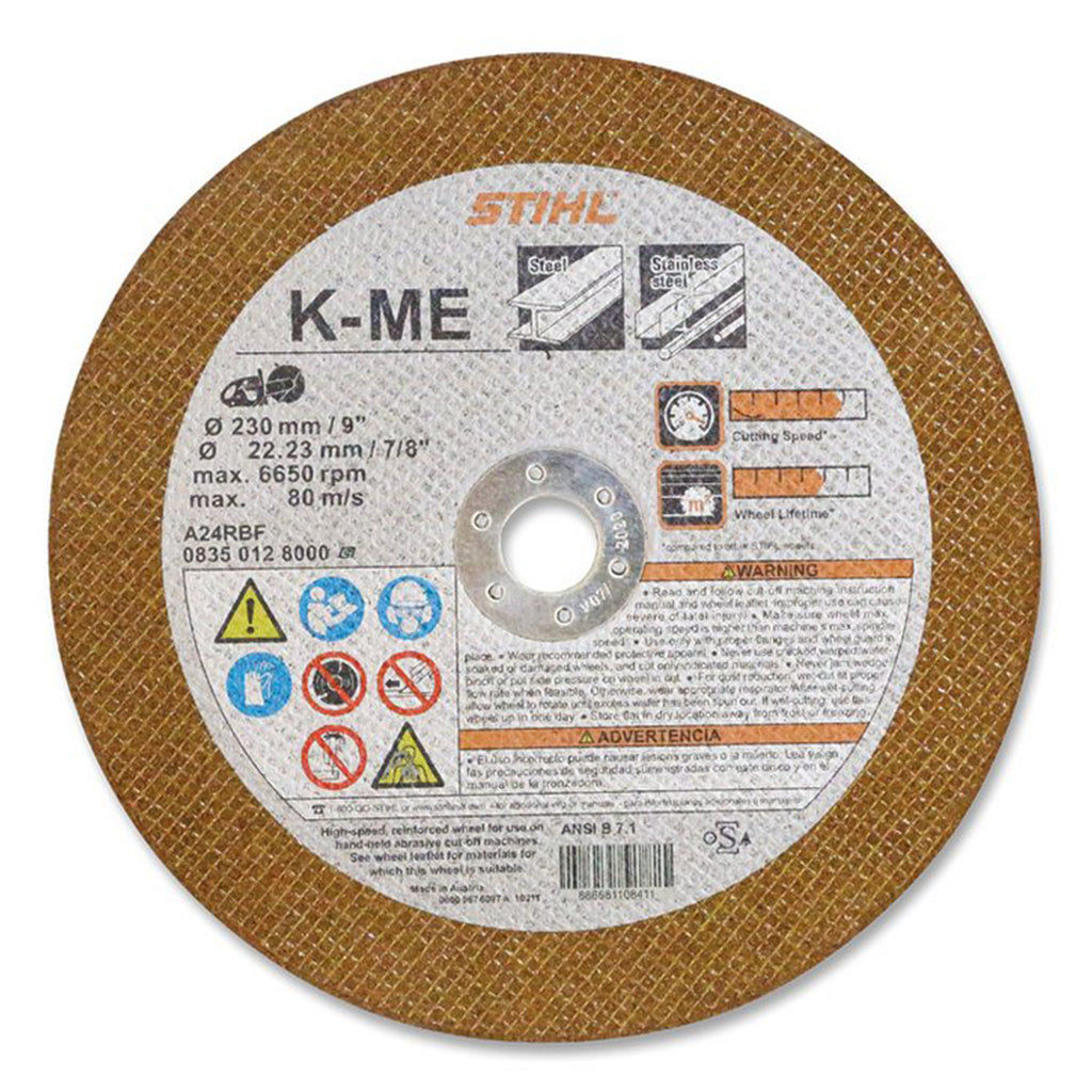 Stihl 0835 012 8000 Composite Resin 9 In. Abrasive Wheel — Russo