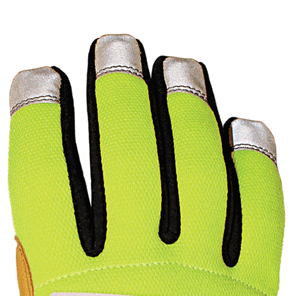 Safety Lime Hybrid Plus Gloves - Extra Large