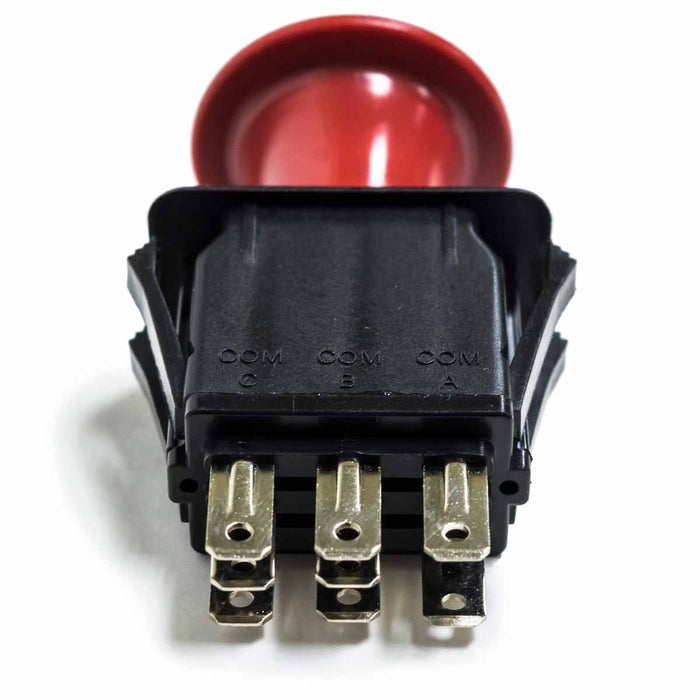 Interruptor PTO del mercado de accesorios (rojo) para Scag 481635
