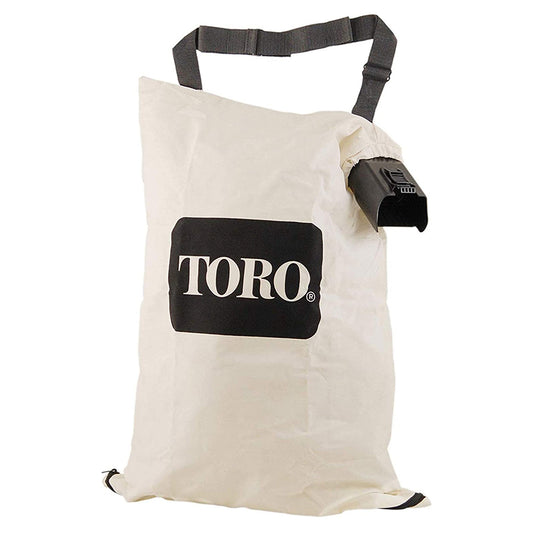 Bolsa recolectora de residuos con cierre inferior y cremallera para soplador y aspiradora Toro 137-2336