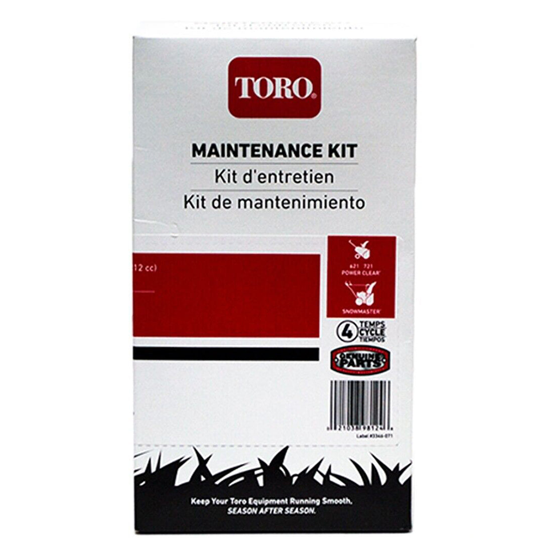 Toro 138-0699 Kit de mantenimiento del motor del quitanieves