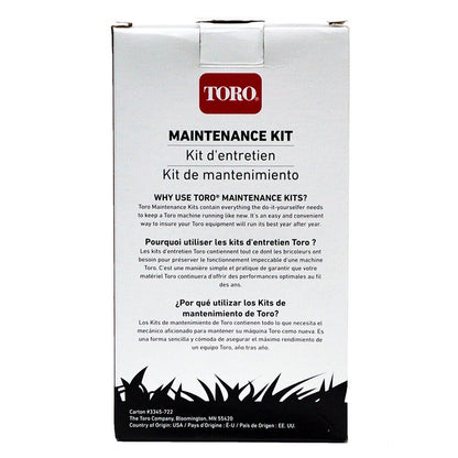 Toro 138-0699 Kit de mantenimiento del motor del quitanieves