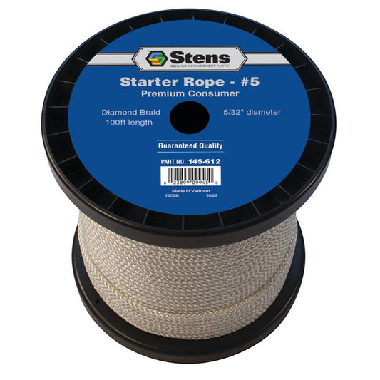 Cuerda de arranque Stens 145-612 Diamond Braid de 30 m (100 pies) n.° 5