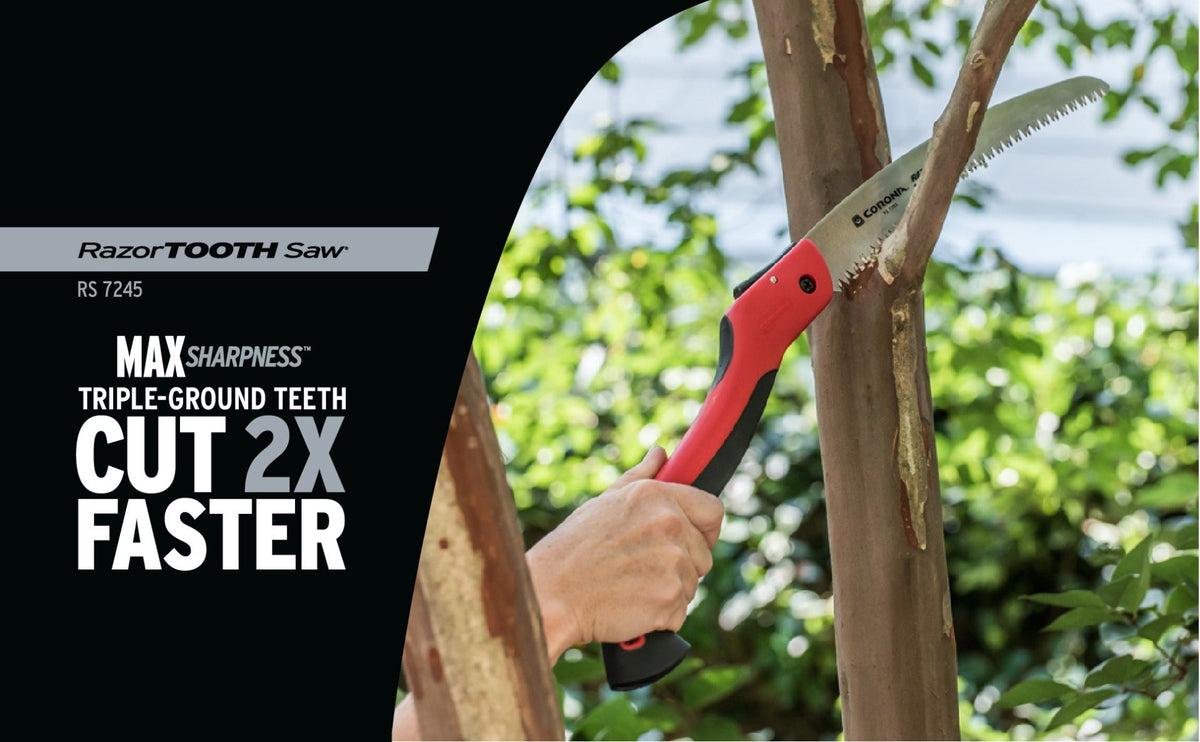 Serrucho plegable Corona RS 7245 RazorTOOTH de 7 pulgadas