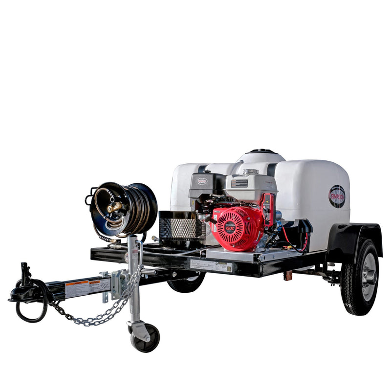 Simpson 95003 Mobile Trailer 4200 PSI Gas Cold Water Pressure Washer