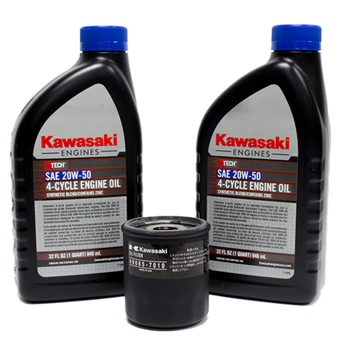 Kit de cambio de aceite Kawasaki 20W-50 para FH451V FH531V FH541V FH580V FH641V FH661V FH680V FH721V FX751V FX801V FX850V FX921V