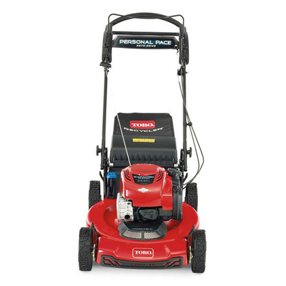 Reciclador Toro 21462 de 22 pulgadas. Cortacésped con operador a pie