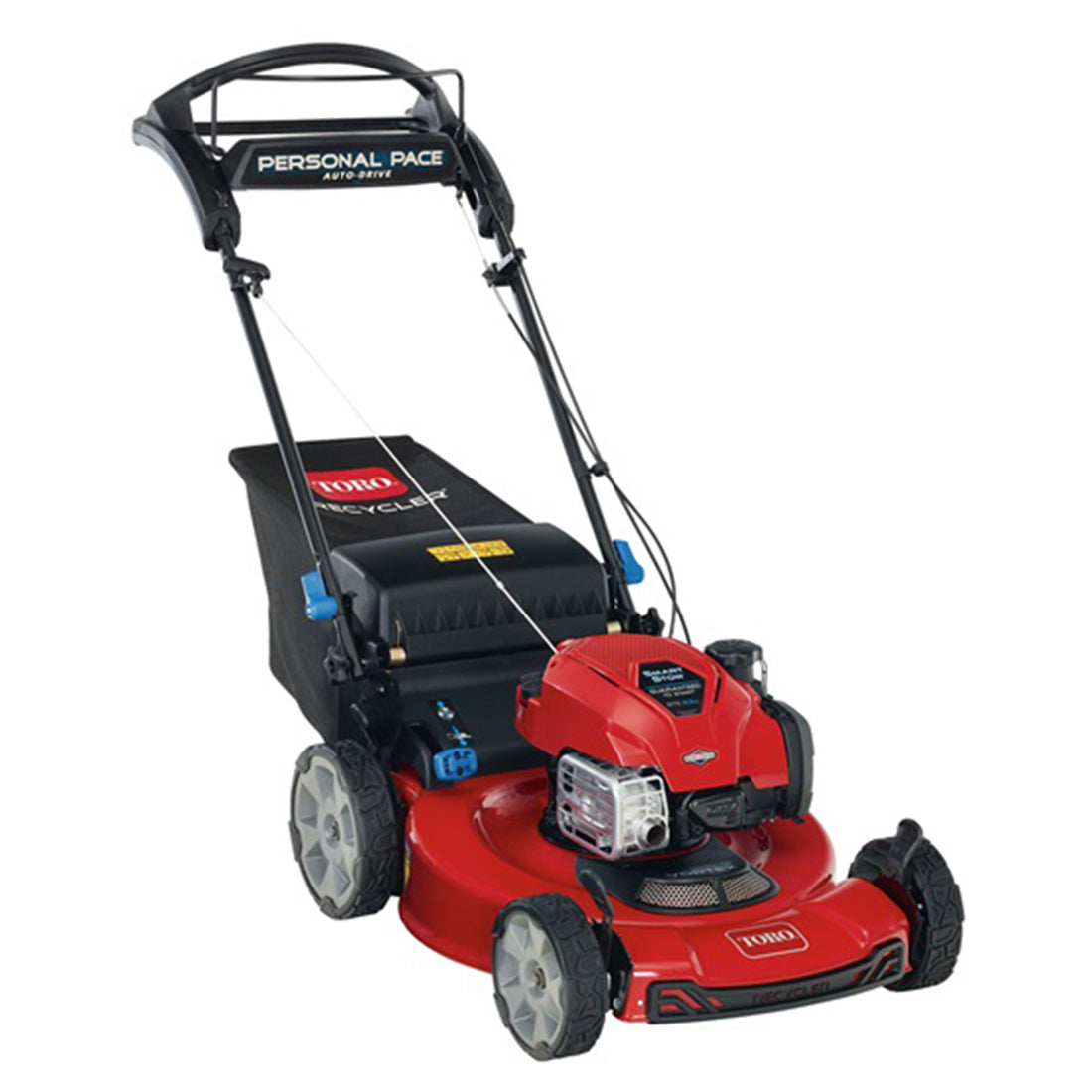 Reciclador Toro 21465 de 22 pulgadas. Cortacésped con operador a pie