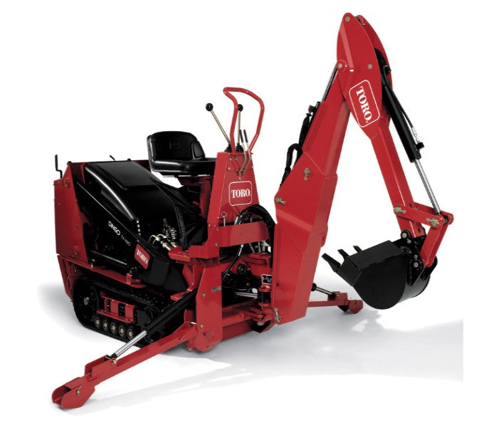 Toro Dingo Backhoe with 13" Bucket Attachment