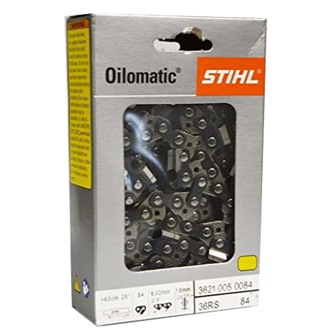 Stihl 3621 005 0084 Cadena de motosierra de 24 pulgadas. 36RS 84