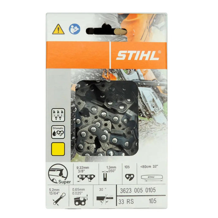Stihl 3623 005 0105 Chainsaw Chain 32 In. 33RS 105
