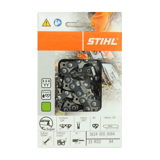 Stihl 3624 005 0084 Cadena de motosierra Rapid Super 33RS3 84