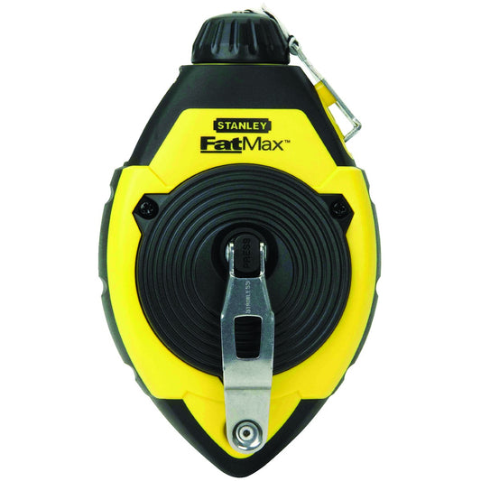 True Value 383185 Stanley Fatmax 100' Chalk Line with Rubber-Grip Case
