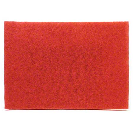 3M 5100-20X14 5100 Red Buffer Pad - 20" x 14