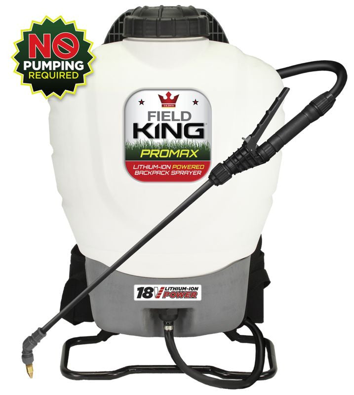 Pulverizador de mochila con batería de iones de litio Field King 190515