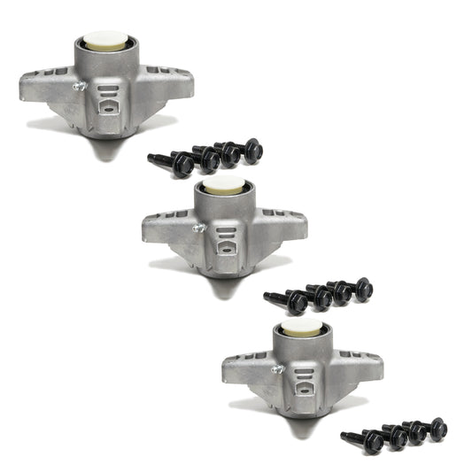 Paquete de 3 conjuntos de husillo de cubierta para MTD Cub Cadet GT1554 GT2544 Z-Force 44 48 54 918-04426 44-54 pulgadas