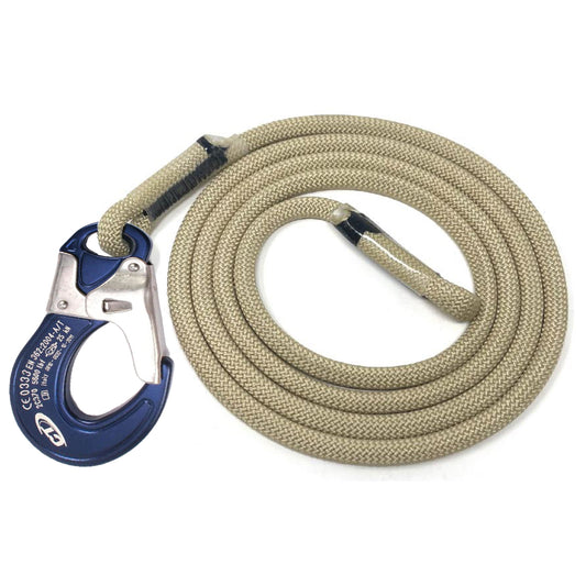 AT HEIGHT Tech11 Positioning Lanyard with CT Aluminum Snap Sewn 10'