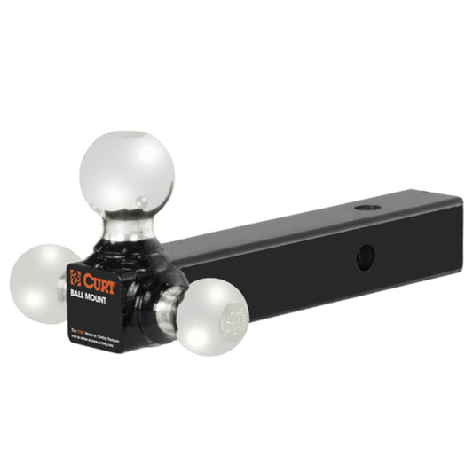Curt Triple Ball Mount w/ Chrome 1-7/8 in., 2 in., 2-5/16 in.