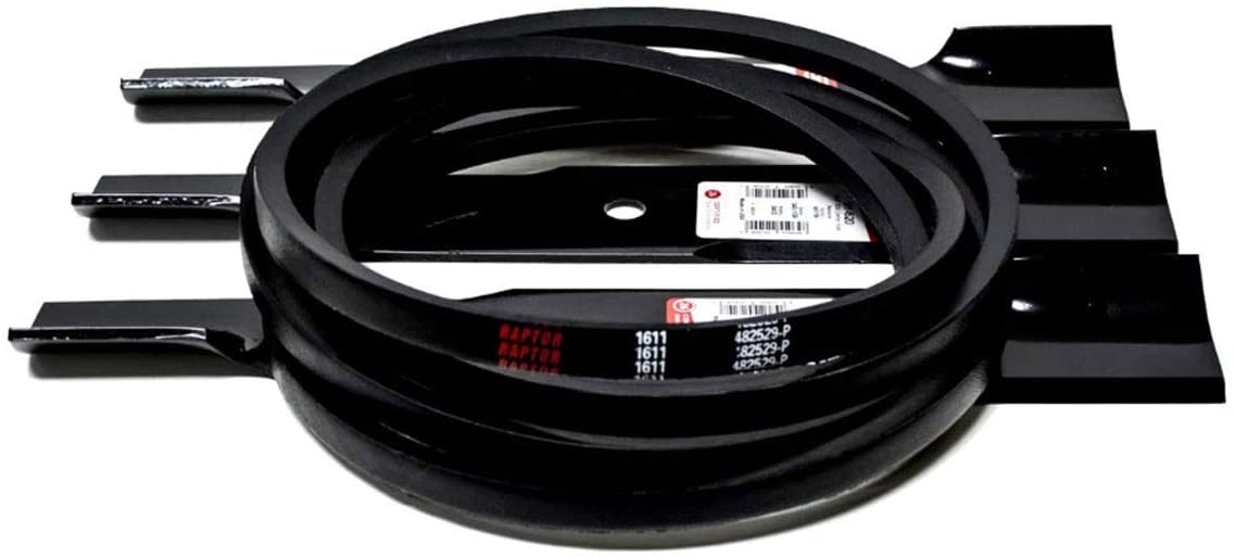 Belt High Lift Blade Kit for Scag Tiger Cub STWC Wildcat 48 Inch Deck 482529 482877