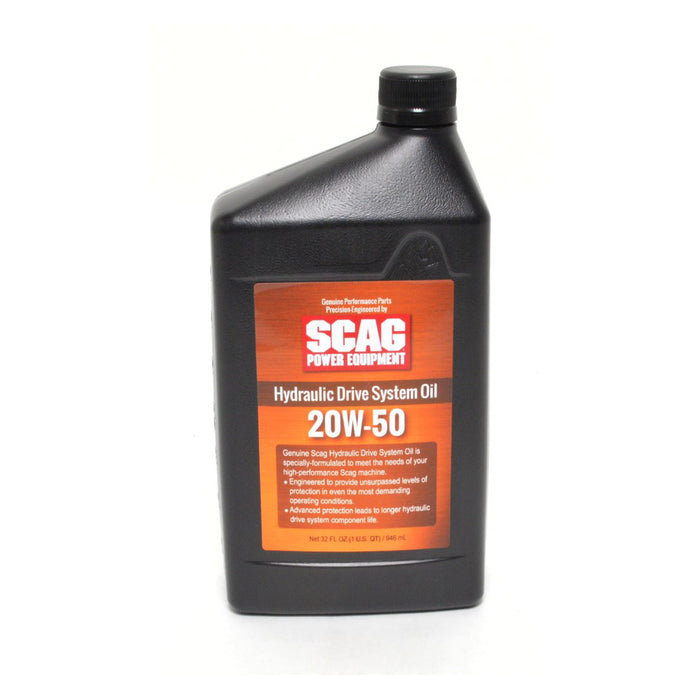 Scag 486255 Aceite hidráulico 20W-50 1 cuarto de galón.