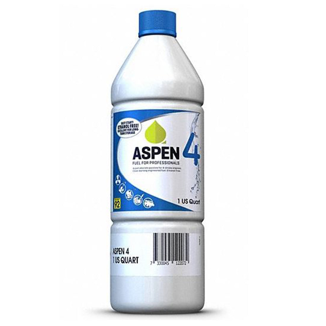 Aspen 4T001USA480 4 Combustible de 4 ciclos sin etanol, 1 cuarto de galón, 12 unidades