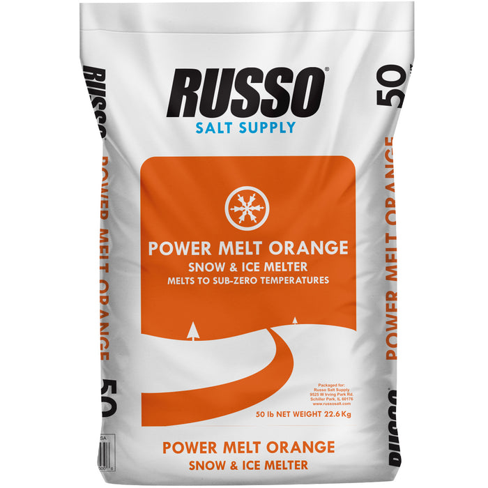 Russo Bolsa de 50 LB de Power Melt Naranja