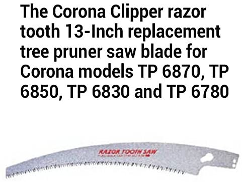 Corona AC 7241D Corona AC 7241D Razor Tooth Tree Pruner Saw Blade for TP 6870, TP 6850, TP 6830, TP 6780, TP 6570 and AC9000 Steel