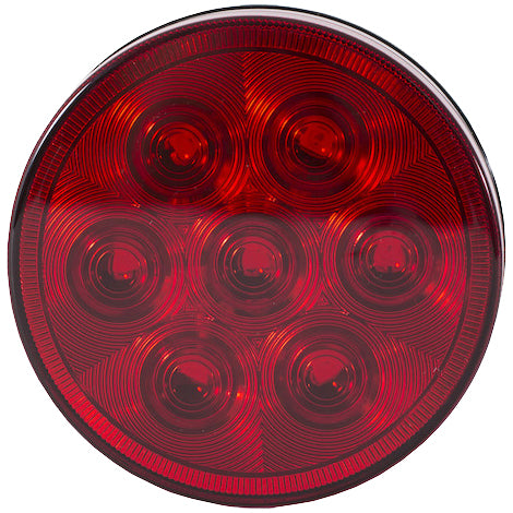 Buyers 5624156 4 Inch Round Stop/Turn/Tail Light with 7 LEDs