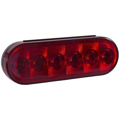 Buyers 5626156 6" Oval Stop Turn Tail Light with 6 LEDS