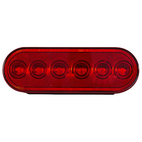 Buyers 5626156 6" Oval Stop Turn Tail Light with 6 LEDS