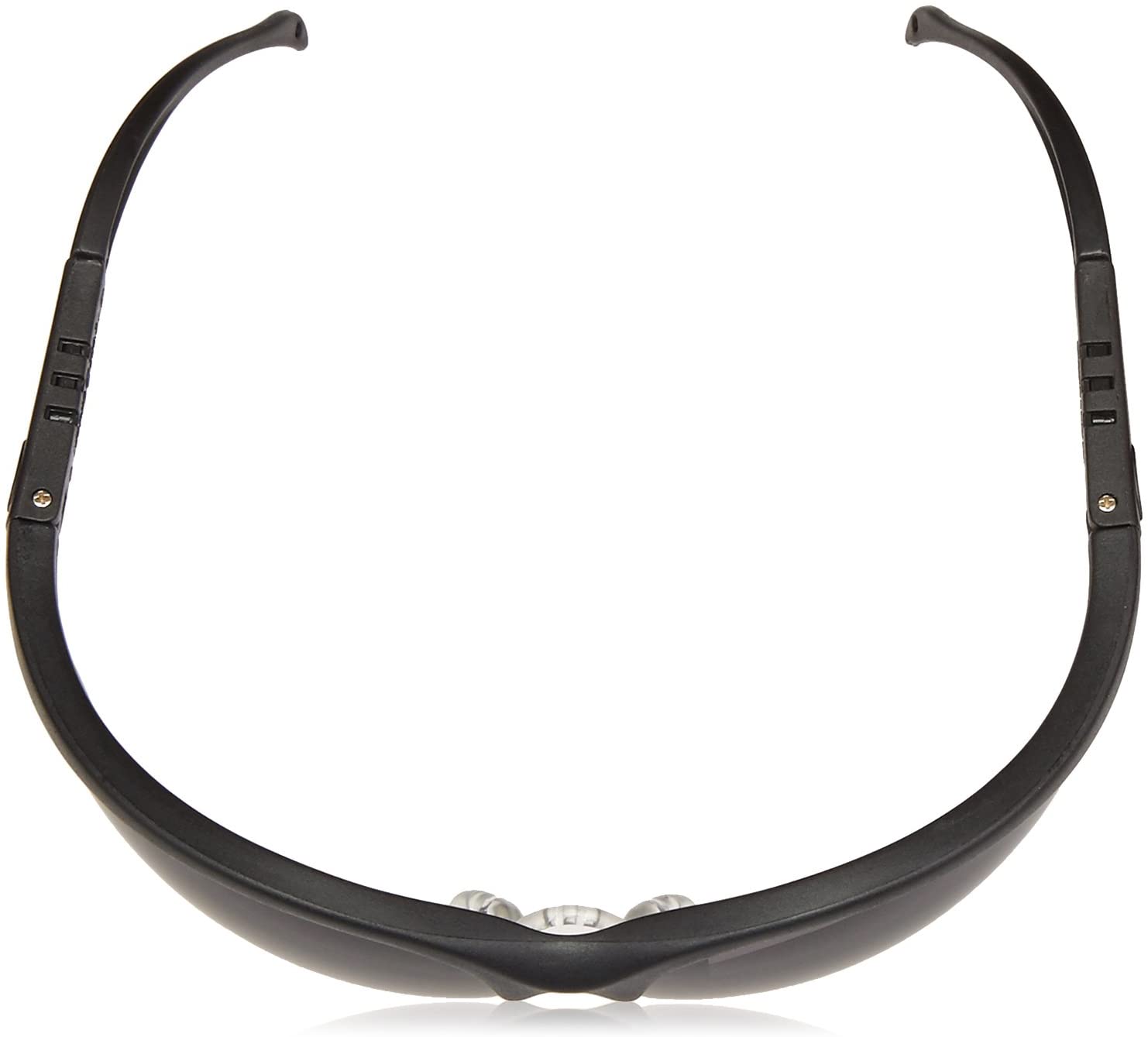 MCR Crews KD112 Klondike Safety Glasses - Black Frame, Grey Lens