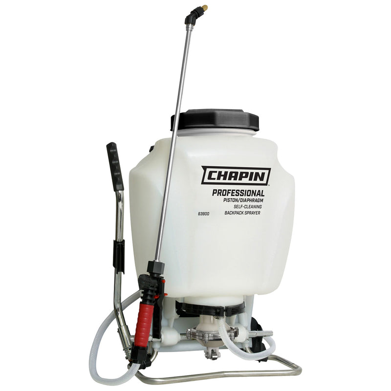 Chapin 63900 4-Gallon Self-Cleaning Backpack Sprayer w/ Hand Sprayer Combo