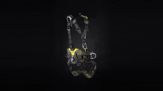 Petzl Top Chest Harness for Seat Harness Black / Yellow