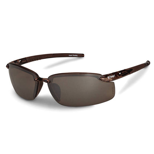 Stihl 7010 884 0375 Gafas de seguridad con lentes de espejo azul y marco negro