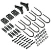 7K Suspension & Hanger Kit with Leaf Springs for Double-Eye Springs 1-3/4-inch Wide Springs