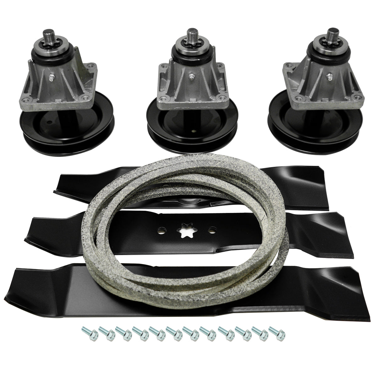 Kit de reconstrucción de correa de husillo de cuchilla para Cub Cadet, cubierta de 46 pulgadas LT 1045 1046 918-0660A 918-0660B 942-0644 954-04153A