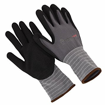 Seattle Glove NMF506 Grey Nylon Black Nitrile Micro-Foam Gloves