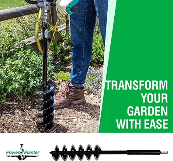 Power Planter 528H Quart Pot Planter Auger 5" x 28" / .5" Hex