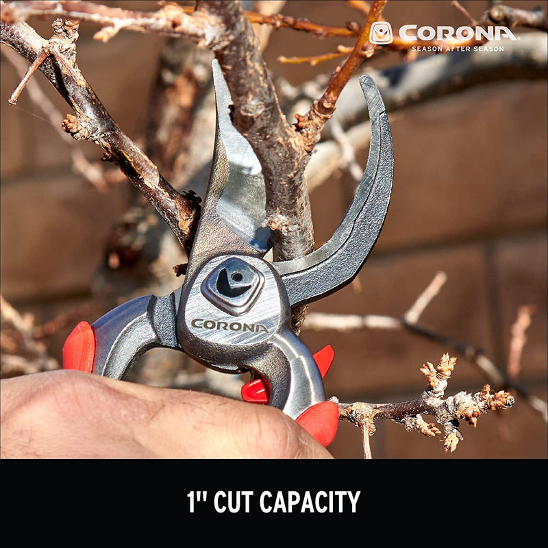 Corona BP 7100D DualCUT 3 in. High Carbon Steel Blade with Full Steel Core Handles Bypass Hand Pruner