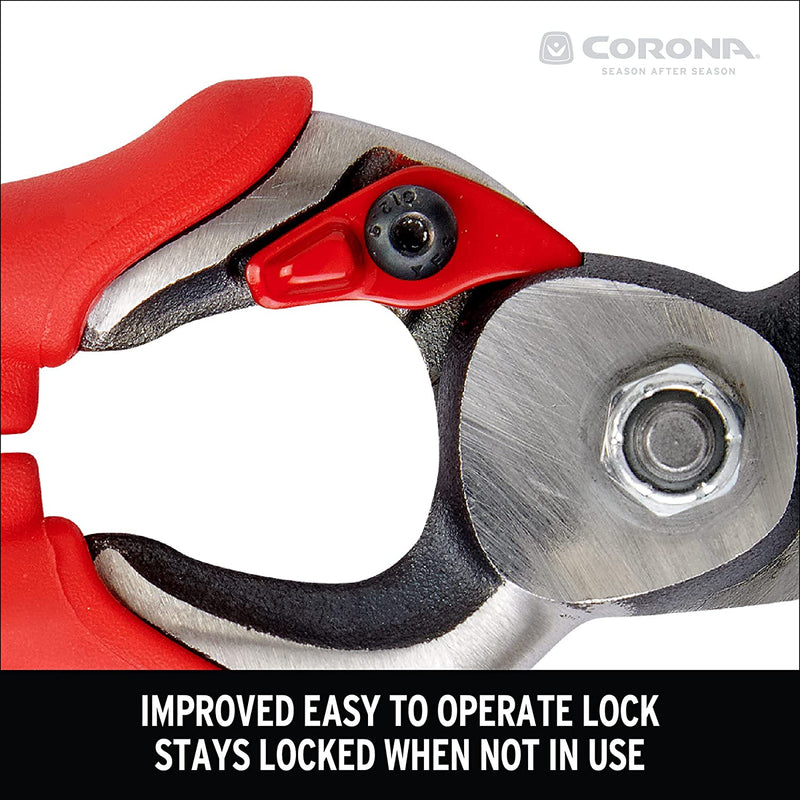 Corona BP 7100D DualCUT 3 in. High Carbon Steel Blade with Full Steel Core Handles Bypass Hand Pruner