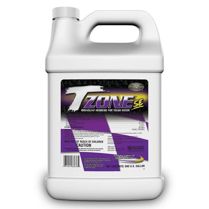 Herbicida de hoja ancha TZone SE para malezas resistentes, 1 galón