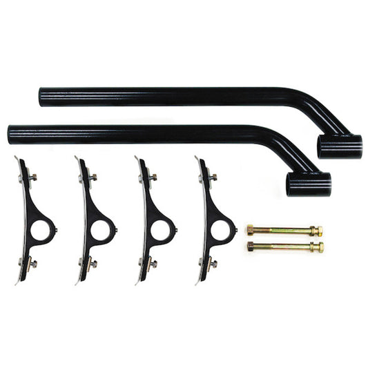 Buyers 8591000 Kit de montaje de guardabarros de poliéster con recubrimiento en polvo negro